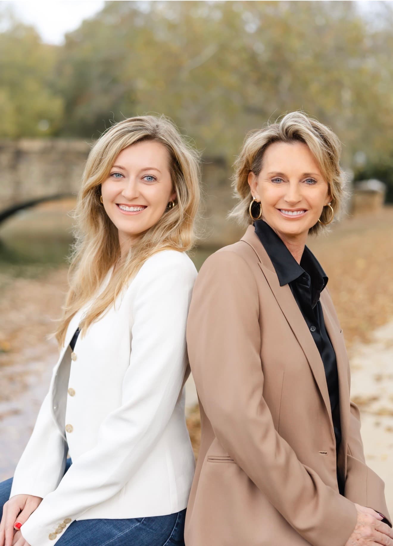 Two friends with radiant smiles, Destination Smile, Charlotte