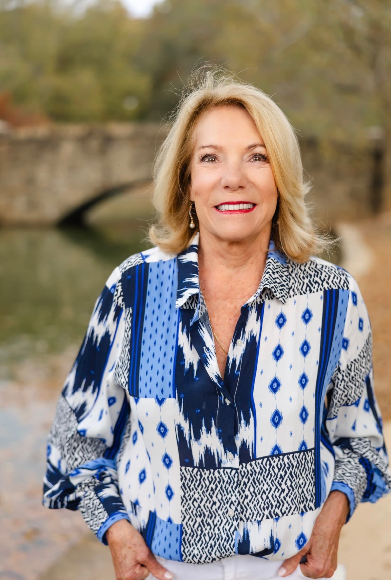 Mature radiant smile, cosmetic dentistry in Charlotte